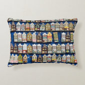 オランダのお土産、アムステルダム通りシーン。 アクセントクッション (正面)