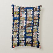 オランダのお土産、アムステルダム通りシーン。 アクセントクッション (裏面(縦))