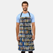 オランダのお土産、アムステルダム通りシーン。 エプロン (着用した状態)