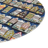 オランダのお土産、アムステルダム通りシーン。 カッティングボード (角)