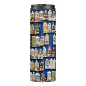 オランダのお土産、アムステルダム通りシーン。 タンブラー (裏面)