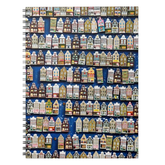 オランダのお土産、アムステルダム通りシーン。 ノートブック (正面)