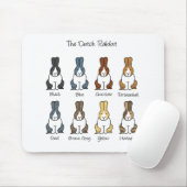 オランダのウサギ色 マウスパッド (マウス)