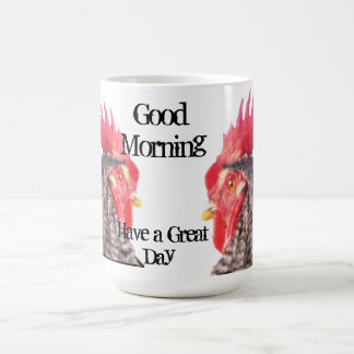 オランダのオンドリのおはように素晴らしい日のマグがあります コーヒーマグカップ