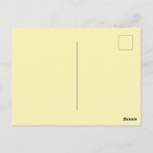 オランダのキュラソー島のポストカード ポストカード (裏面)