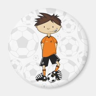 オランダのサッカーの男の子の磁石 マグネット