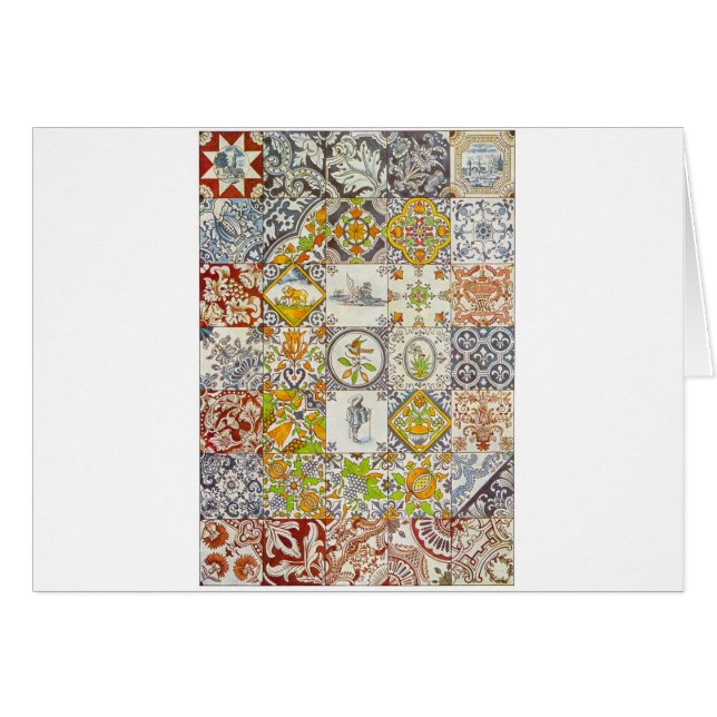 オランダのセラミックタイル (正面横)