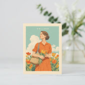 オランダのチューリップドリームズ ポストカード (スタンド正面)