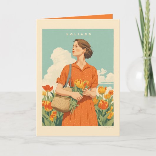 オランダのチューリップドリームズ 招待状 (正面)