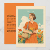 オランダのチューリップドリームズ 招待状 (正面/裏面)