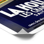 オランダのチューリップヴィンテージ旅行ポスター ポスター (角)