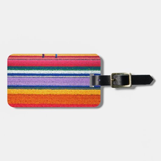 オランダのチューリップ分野 ラゲッジタグ (正面横)