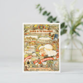 オランダのトレインラインヴィンテージ旅行はがき ポストカード (スタンド正面)