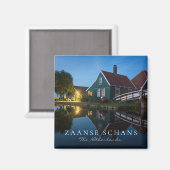 オランダのトワイライトにあるチーズファームハウス マグネット (正面/裏面)