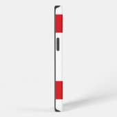 オランダのドレンテ州の旗 iPhoneケース (右側面)