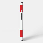 オランダのドレンテ州の旗 iPhoneケース (左側面)