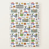 オランダのドードルパターン プランナー手帳 (裏面)