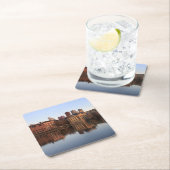 オランダのハーグのスカイライン スクエアペーパーコースター (インサイチュ)