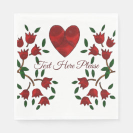 オランダのハート スタンダードランチョンナプキン