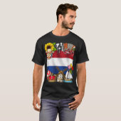 オランダのプライド Tシャツ (正面フル)