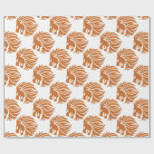 オランダのモダンなライオン ラッピングペーパー (フラット)