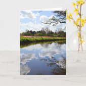 オランダのリフレクション カード (黄色い花)