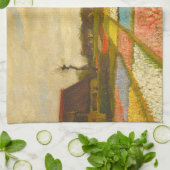 オランダのヴィンセント・ヴァン・ゴッホ・フラワーベッド キッチンタオル (折り畳み)