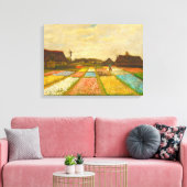 オランダのヴィンセント・ヴァン・ゴッホ・フラワーベッド キャンバスプリント (インサイチュ (リビング))