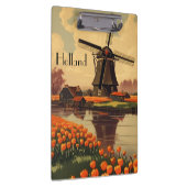 オランダのヴィンテージ旅行のポスター、チューリップとミル クリップボード (右)