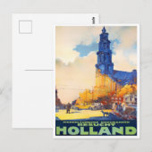 オランダのヴィンテージ旅行はがき ポストカード (正面/裏面)
