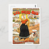 オランダのヴィンテージ旅行はがき ポストカード (正面/裏面)