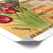 オランダのヴィンテージ旅行ポスター ポスター (角)