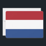 オランダの国旗がデザインされた愛国的な招待状 招待状<br><div class="desc">オランダの旗をフィーチャーしたエレガントな招待状で、特別なイベントにオランダのチャームを添えてみませんか！</div>