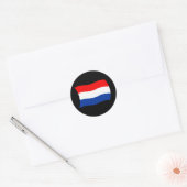 オランダの国旗ステッカー ラウンドシール (封筒)