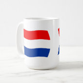 オランダの国旗マグ コーヒーマグカップ (正面左)