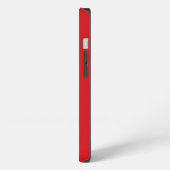 オランダの国旗 アムステルダム iPhoneケース (左側面)