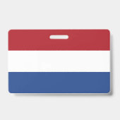 オランダの国旗 バッジ (裏面)