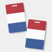 オランダの国旗 バッジ (正面＆裏面)