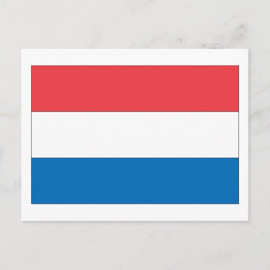 オランダの国旗 ポストカード (正面)