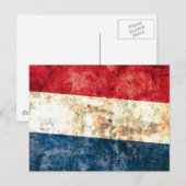 オランダの国旗 ポストカード (正面/裏面)