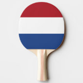オランダの国旗 卓球ラケット (裏面)