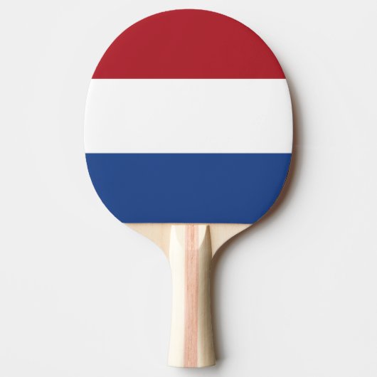 オランダの国旗 卓球ラケット (正面)
