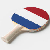 オランダの国旗 卓球ラケット (正面アングル)