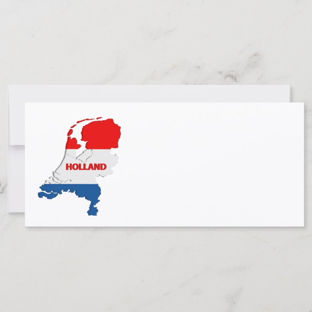 オランダの地図 (正面)