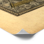 オランダの地図1570 - Abraham Ortelius ポスター (角)