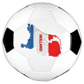 オランダの地図 サッカーボール (回転)