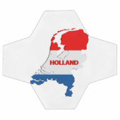 オランダの地図 サッカーボール (フラット)