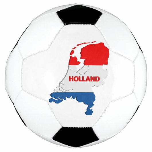 オランダの地図 サッカーボール (正面)