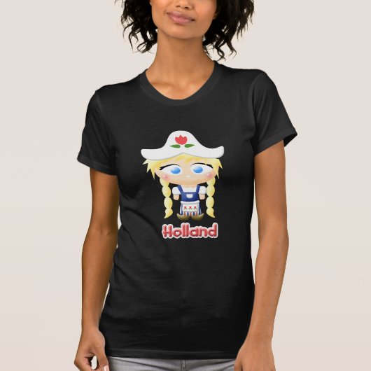オランダの女の子 Tシャツ (正面)