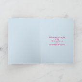 オランダの子供のスケートで滑るヴィンテージの1914年のイメージ シーズンカード (内部)